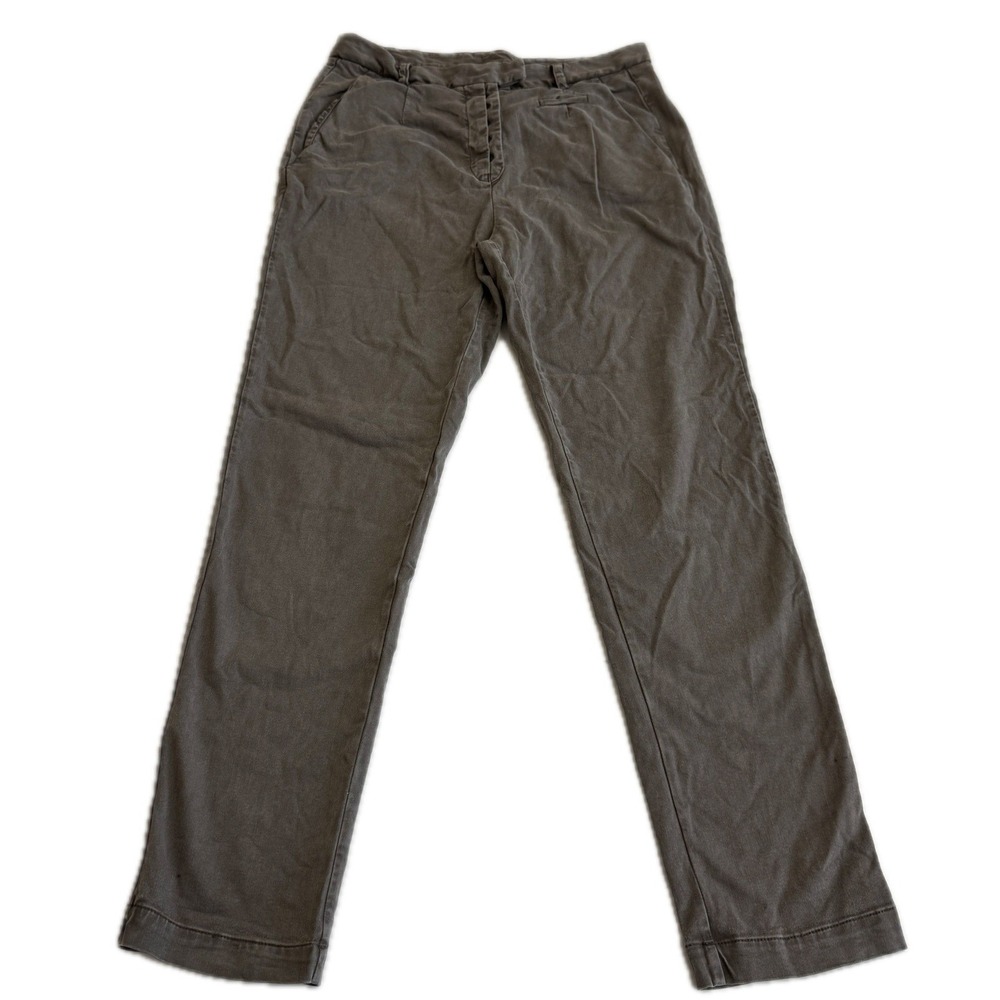 Transit Par Such Pants Womens Size 2 Gray Slim Leg Minimalist Lagenlook